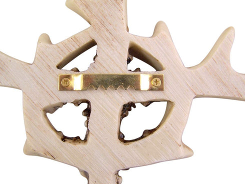 Rustic Antler Wall Cross 10 1/4 Inch