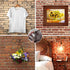 SXUEG Brick Hook Clips for Hanging, Metal Hook for Hanging Outdoor Clips for Pictures Fits Brick 2 1/4 Inch to 2 3/8 Inch (Bronze(6pcs) fits Bricks 2-1/4" to 2-3/8" high)