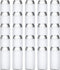 TahoeBay Slim Can Cooler Sleeves (25-Pack) Insulated Polyfoam, Bulk Scuba Knit Polyester Fabric Thermocoolers for 12oz Tall Skinny Beverage - Blank Design (White)