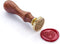 VOOSEYHOME The Heart Wax Seal Stamp with Rosewood Handle, Decorating on Invitations Envelope Sealers Letters Posters Gift Packings for Birthday Themed Parties Weddings Signatures