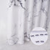 Marble Shower Curtain for Bathroom, Black White Marble Marble Texture Background PatternPolyester Fabric Shower Curtain with Hooks 72 X 72 Inches