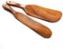4 PCS Wooden Spurtle Spoons/Utensils Set For Cooking, Natural Acacia Wood Wok Spatula Kitchen Tools Set with 4 Hooks for Stirring Mixing When Cooking Steak Salad Butter