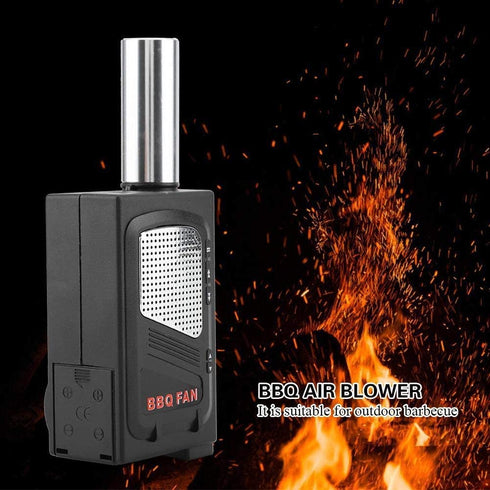 TOPINCN BBQ Air Blower DC 5V Portable Lightweight Electric BBQ Fan Outdoor Cooking Camping Hiking Picnic Accessories with USB Cable