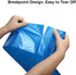 Compostable Trash Bags , 13-15 Gallon Biodegradable Trash Bags Recycled Garbage Bags Unscented Wastebasket Liners for Kitchen Office(75 Counts, Blue)