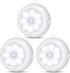 Reoshine Motion Sensor Light Indoor, LED Night Light Closet Lights, Under Cabinet Lights, AA Battery Operated Stick on Wireless Puck Lights for Wall, Step, Stair, Dimmable (3 Pack)