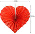 20pcs Valentines Day Decorations Set, Valentines Red Heart Paper Fans, Red Hearts Shaped Felt Garland Banner, Red Paper Pompoms Valentines Accessories for Valentines Anniversary Wedding Mother Day
