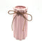 Anding Pink Ceramic Vase - Elegant Origami Art Design- Ideal Gift for Friends and Family, Wedding, Desktop Center Vase, A Perfect Home Decor Vase (LY097)