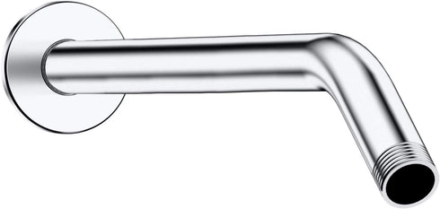 9 Inch Shower Arm with Flange,ABS Chrome Construction,Shower Arm Water Outlet,Universal Extra Long Shower Pipe Extension Extender,Polished Chrome