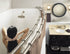Moen DN2141CH 60-Inch Adjustable Stainless Steel Double Curved Shower Rod, Chrome