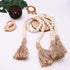 Wood Bead Garland Farmhouse Beads Wood Bead Garland with Tassel Prayer Beads Farmhouse Decor Wood Bead Strands