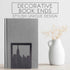 Bookends New York City, NYC Skyline Book Ends for Shelves (1 Pair)