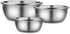 Besli 3-Piece 18/8 304 Stainless Steel Mixing Bowls,Set includes 2,4,8 Quart,Ideal for Cooking, Baking, Prepping,Serving