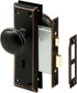 PRIME-LINE Products Classic Bronze PRIME-LINE E 2495 Mortise Keyed Knob Perfect for Replacing Broken Antique Lock Sets and More, Fits 1-3/8 in-1-3/4 in. Interior Doors