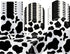 Cow Themed Birthday Party Supplies Decorations Tableware Set - Cow Print Cake Plates,Napkins,Tablecloth for kid Birthday and Baby Shower Decorations