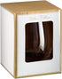 Lillian Rose Gold Bride Stemless Wine Glass, Height 4.75" (G115 BR), 1 Count (Pack of 1), Clear