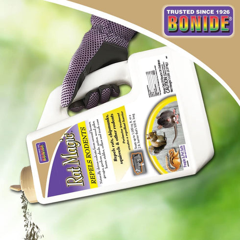 Bonide (BND863 - Rat Magic Rodent Repellent Granules, Outdoor Pest Repeller (5 lb.)