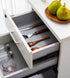 Premium Shelf Liner Non-Slip Drawer Liner No Stick Washable Fridge Mat Water-Poof for Kitchen Cabinet Shelf 12 Inches ×15 Feet - Grey
