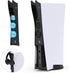 Cooling Fan for PS5, Cooler for PS5 with Headset Holder 2-in-1 Set, Auarte Fans Accessories for PS5 with 3 Quiet Cooler Fans, Extra USB Port, for Playstation 5 Disc and Digital Edition