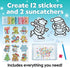 Creativity for Kids Big Gem Diamond Painting Kit - Create Your Own Holiday Stickers & Suncatchers - Diamond Art for Kids