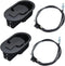 Oflywe 2 Sets Recliner Handle Replacement Parts Universal Black Metal Pull Recliner Handle with Cable for Major Sofa Recliner Brands Couch Style Pull Chair Release Handle