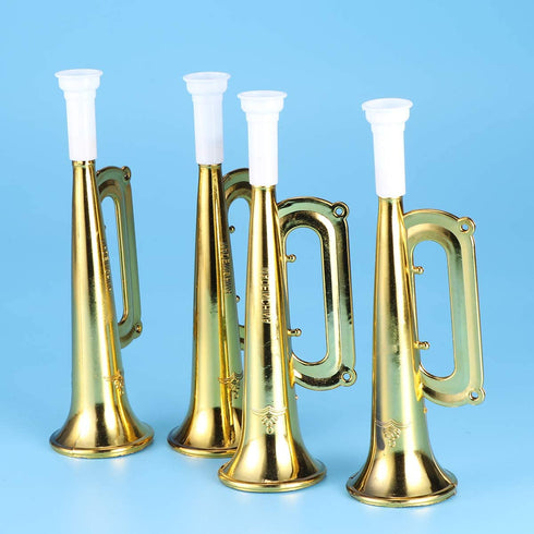 TOYANDONA 12pcs Plastic Trumpet Noise Maker Horn Funny Speaker Cheering Props Party Favor Gift Kids Toys