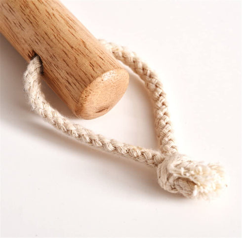 Wood Handle Cleaning Brush for Toilet, Toilet Brush(2 Pack), Natural Coconut Fibre Bristle Toilet Bowl Brush