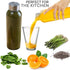 Brieftons Glass Water Bottles With Caps: Clear, 6 Pack, 18 Oz, Leakproof Lids, Premium Soda Lime, Best As Reusable Drinking Bottle, Sauce Jar, Juice Beverage Container, Kefir Kit, With Cleaning Brush