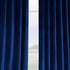 HPD Half Price Drapes VPYC Heritage Plush Velvet Curtain (1 Panel), 50 X 84, Pisces Blue