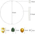 Elecrainbow 62 Inch Large Size Round Backdrop, Reusable Circle Frame Balloon Kit for Party, Birthday, Wedding, Graduation, Baby Shower, Photo Background, Tools and Balloons Included, 52 Pieces (62 Inch)