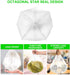 Clear Medium Garbage Bags FORID 8 Gallon Trash Bags 30 Liter Wastebasket Bin Liners 220 Count Plastic Trash Bags for Bathroom Bedroom Office Trash Can