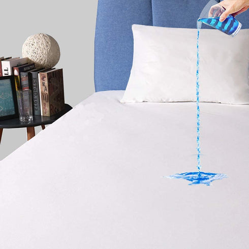 Twin Mattress Protector, Premium 100% Waterproof Mattress Cover, Noiseless Breathable Soft, Fitted Deep Pocket 8-21'' Bed Cover, Vinyl Free