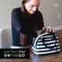 Simple Modern Lunch Bag Tote for Women, Men - Insulated Reusable Meal Box Container for Adult, Work, 5L Very Mia - Stripes: Tuxedo