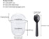 50Pcs 12oz Clear Plastic Cups with Dome Lids No Hole and 50Pcs Sporks, Disposable Dessert Party Cups for Ice Cream Cake Cold Drinks