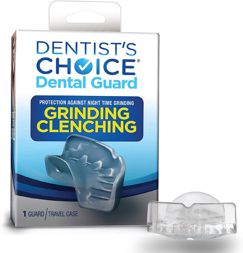 Dentist's Choice Dental Guard - Best Oral Appliance 4 Bruxism & Clenching - Nighttime moldable Front Tooth Custom Anti Teeth Grinding Night Protector - Professional Slim-fit Bruxing Mouth Bite Splint