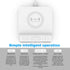 Alarm Clock with 15W Fast Wireless Charging Pad, Snooze Alarm Clock with 4 Brightness 12/24H,Compatible with iPhone,Galaxy, Samsung,LG,Android,AirPods Wireless Charger for Bedroom,Additional USB Port