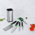 BOXINSP Stainless Steel Universal Knife Holder,Kitchen Knife Block with Scissors Hole,Countertop Storage,Organizer Rack,Easy Cleaning and Drying Seat,Detachable Knife Stander,Knife Shelf,Knife Carrier