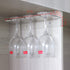 Wine glass holder-tableware under cabinet, wine glass holder and glasses storage rack, storage rack for kitchen cabinets (2PCS)