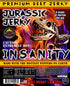 JURASSIC JERKY “INSANITY” HOT Beef Jerky made with the Ghost, Habanero & Carolina Reaper the Hottest Pepper on Earth! Can you handle the Heat? Take the INSANITY Challenge! (1 oz bag)