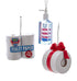 Kurt Adler Hand Sanitizer and Toilet Paper Ornament, Set of 3