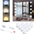 Upgraded Hollywood Style Vanity Mirror Lights Kit, 10 Dimmable Led Bulbs with 3 Color Modes, Best for Makeup Dressing Table Bathroom Dressing Room, Power Supply Plug in Lightings (Mirror Not Include)