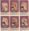 Zuluf Six Small Olive Wood Crosses The Holding Crosses From Israel | Handheld, Comforting Design for Clutching, Clinging With 6 Holy Land Certificates 6cm / 2.5 Inch Each Cross - CRS095