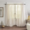 Elrene Home Fashions Hampton Stripe Sheer Window Curtain, 52" x 84" (1 Panel), Linen
