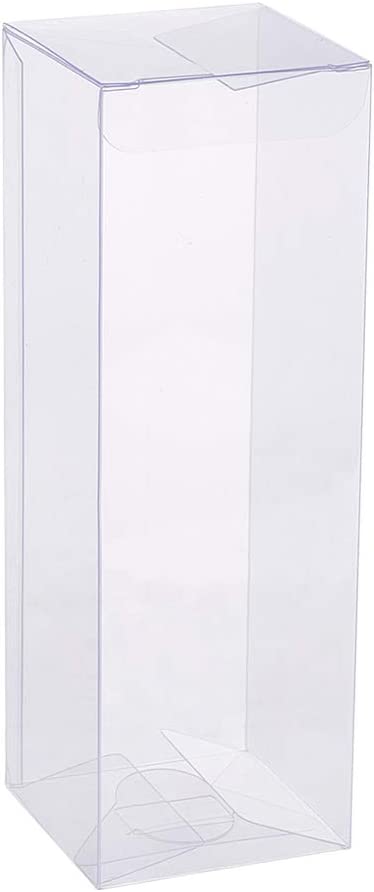 BENECREAT 30PCS 6x2x2" Clear Favor Boxes Gift Packing Boxes for Wedding Party Favors Desserts
