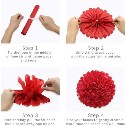 ADLKGG Christmas Party Decorations Hanging Paper Fans Christmas Socks Banner Pom Poms Flowers Paper Honeycomb Balls for Birthday Home Garden Indoor Outdoor New Years Eve Party Decor, 16pcs