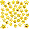 30 Pieces Star Stress Balls Stress Relief Smile Ball Yellow Mini Foam Smile Face Stress Balls Pressure Relief Toys for Student Prizes School Carnival Reward Party Bag Fillers