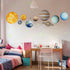 Glow in The Dark Stickers, Solar System Glow in The Dark Stars for Ceiling, Bright Planet Nursery Wall Sticker for Kid™s Room Decoration, Shining Galaxy Birthday Party Wall Decor (Blue)