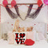 Valentine's Day Pillow Covers Truck Balloon Pillow Case Happy Valentine's Day Love Soft Throw Cushion Case Couple 4 Pack