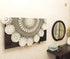 Damanni Cotton Handmade Crochet Lace Tablecloth Doilies Doily,Round,Beige,35 Inch