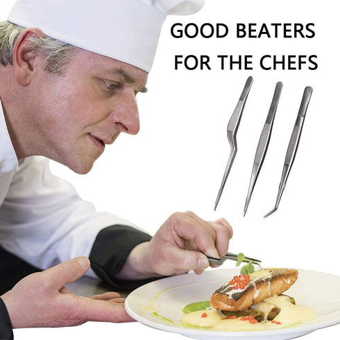 Tangoowal High Quality Culinary Specialty Tools,Professional Chef Plating Kit, 7 Piece, Stainless Steel