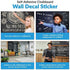 Extra Large Black Chalkboard Wall Decal (23.6" X 78.7") Chalk Borad Paper Roll Peel & Stick - Removable Self Adhesive Blackboard Poster Paper Vinyl Wall Decal Poster - with Chalk Sticks